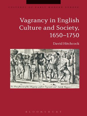 cover image of Vagrancy in English Culture and Society, 1650-1750